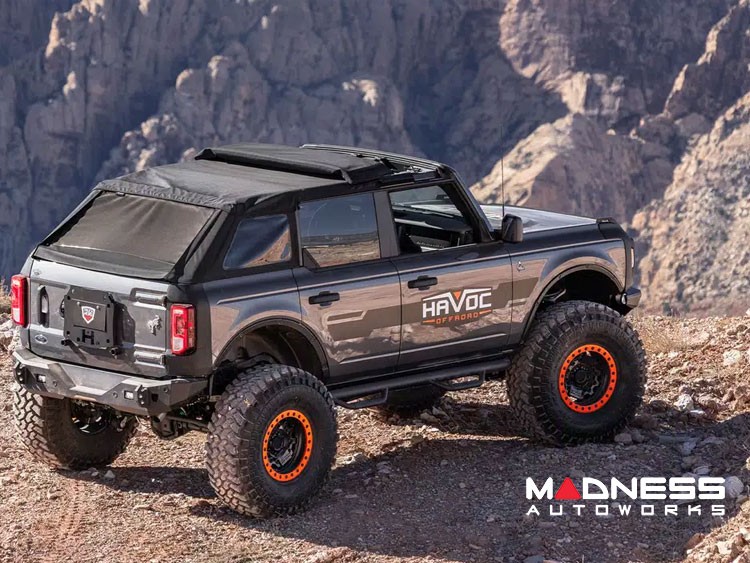 Ford Bronco Nerf Bars 4 Door HN2 Textured Black Havoc